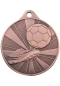 Medalla de ftbol con bota en relieve alto Thumb