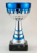 Trofeo Deportivo Copa Azul Metalizado para Campeonatos y Torneos Thumb