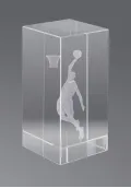 3D-Kristall-Trophäe Basket Männer Thumb