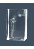 Trofeo cristal 3D Basket Femenino Thumb