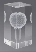Trofeo cristal 3D Golf Thumb