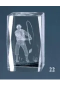 Trofeo cristal 3D Pesca Thumb