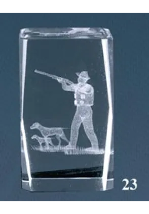 3D-Kristall-Trophäe Jagd