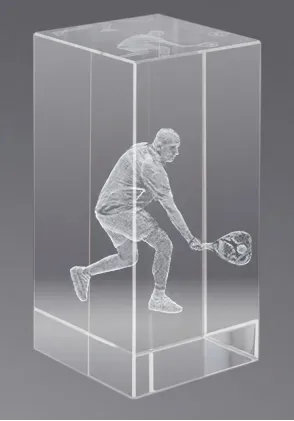 3D-Kristall-Trophäe Pádel