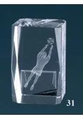 Trofeo cristal 3D Portero Thumb