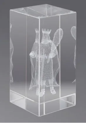 3D-Kristall-Trophäe Letters