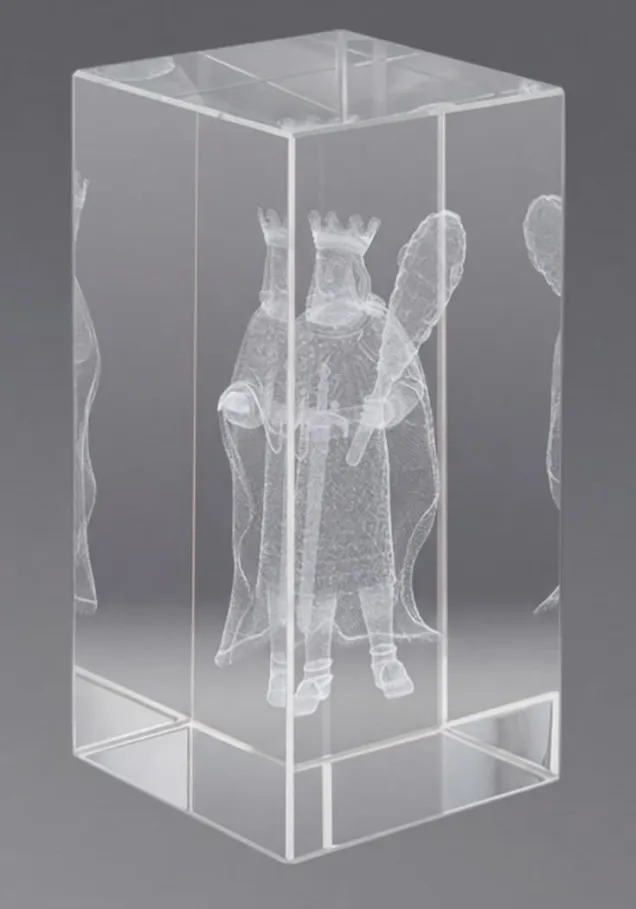3D-Kristall-Trophäe Letters