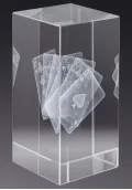 Trofeo cristal 3D Cartas Pker Thumb