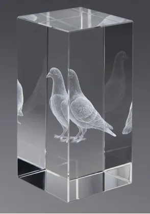 Paloma 3D-Kristall-Trophäe
