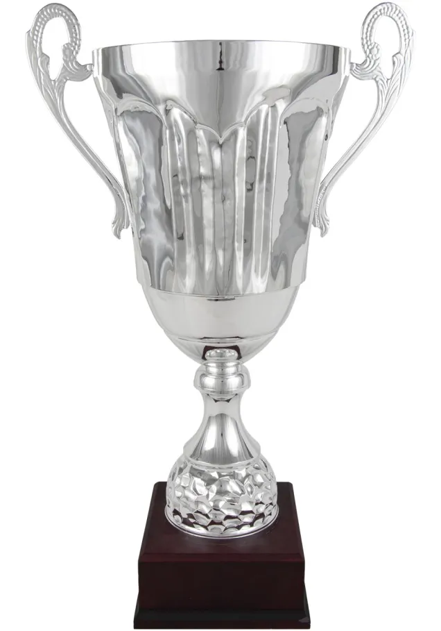 blau Glasflocken Griff alzata