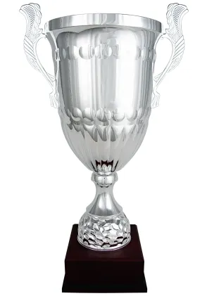 blau Glasflocken Griff alzata