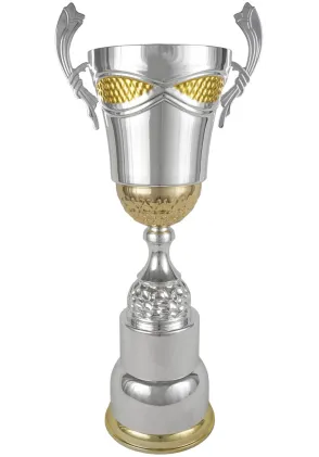 Gold-Glas Salatschüssel