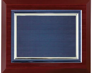 Blau Beveled Platte Tribut