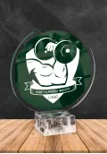 Trofeo de cristal con imagen personalizada Thumb