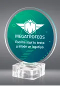 Trofeo de cristal con imagen personalizada Thumb