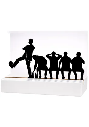 Dugout Football Trophy Metall