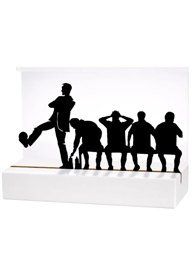 Dugout Football Trophy Metall