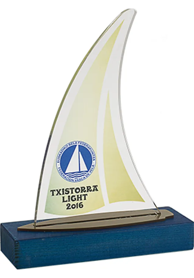 Trofeo Vela Methacrylate Anpassbare