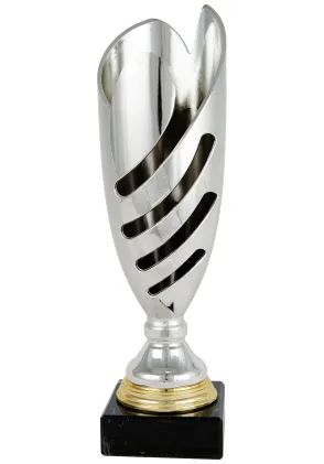 Trophäecup blau Details