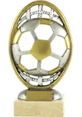 Goldener Oval Football Trophy Thumb