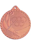 Medalla Antorcha de metal en color bronce Thumb