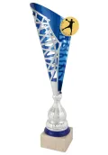 Trofeo Copa Medio Cono Plata/Azul Thumb