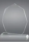Trofeo de cristal forma heptagonal Thumb