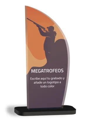 Bogenschieß-Trophäe in Methacrylat