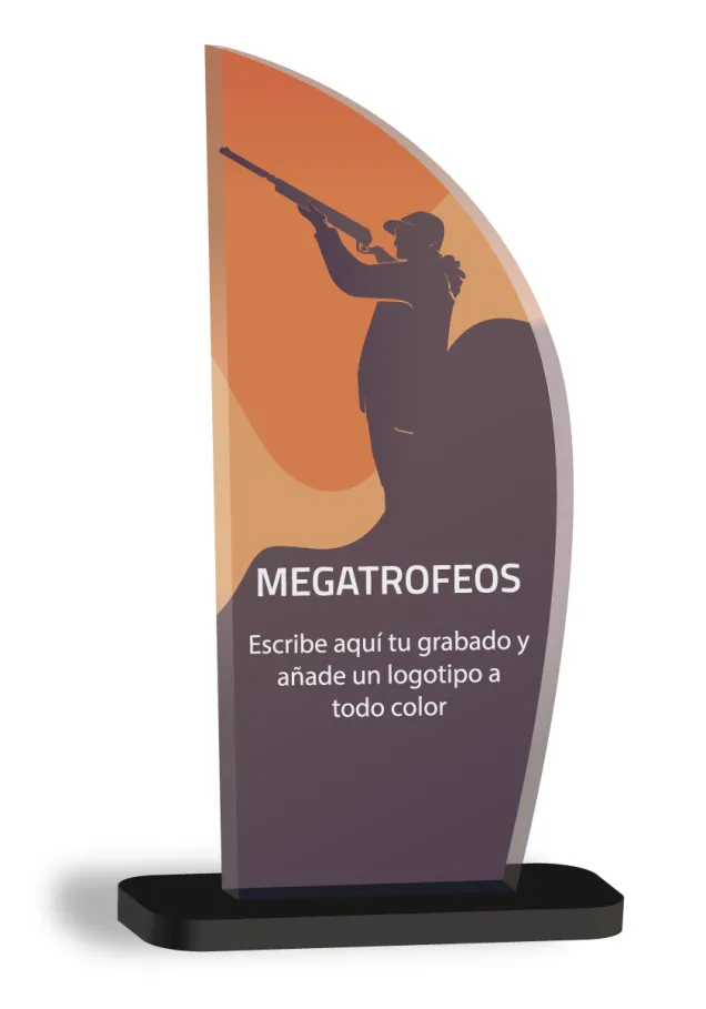 Bogenschieß-Trophäe in Methacrylat