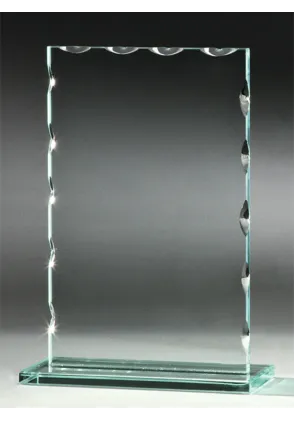 Rechteckige rechteckige Glas-Trophäe