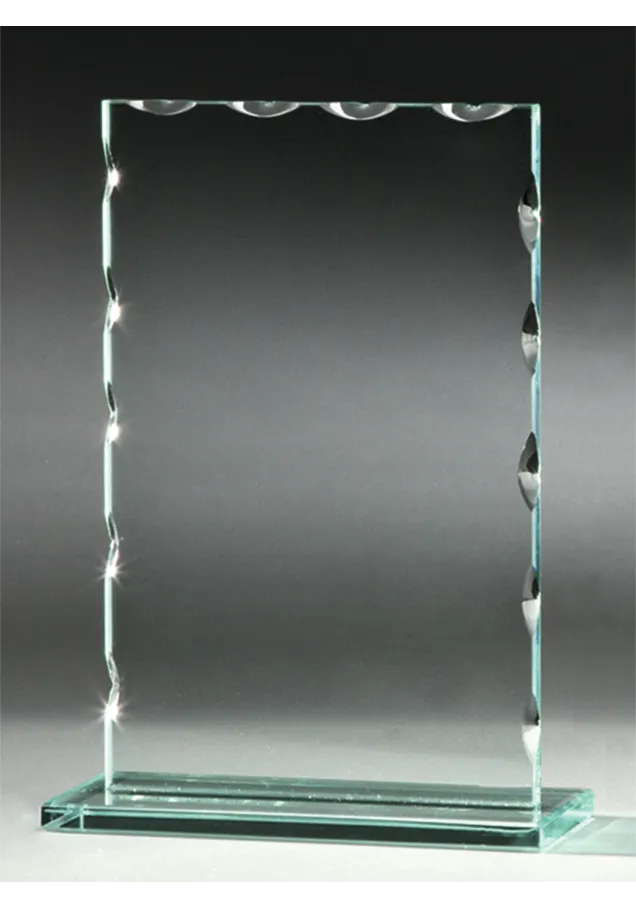 Rechteckige rechteckige Glas-Trophäe