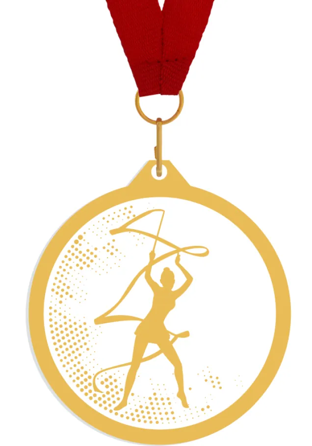 Methacrylat-Medaille für rhythmische Gymnastik