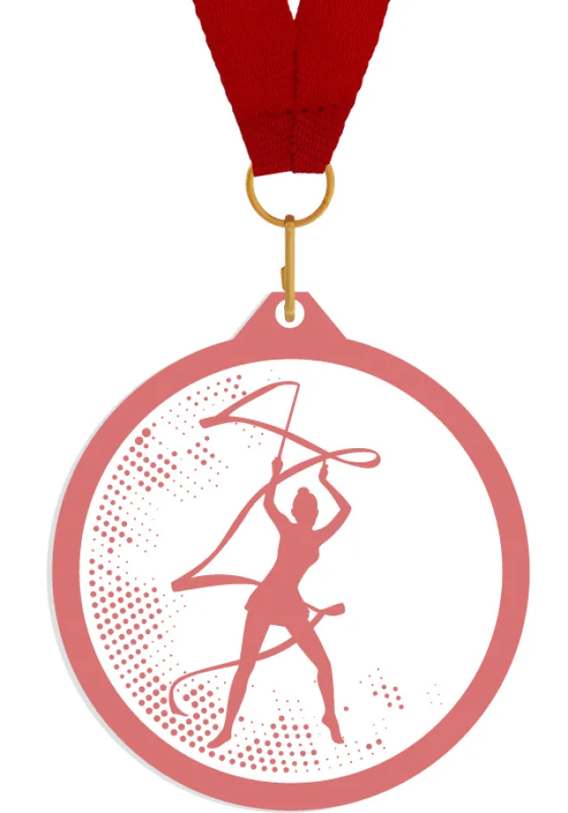 Methacrylat-Medaille für rhythmische Gymnastik