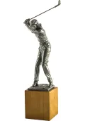 Trofeo de una jugadora golf-1 Thumb