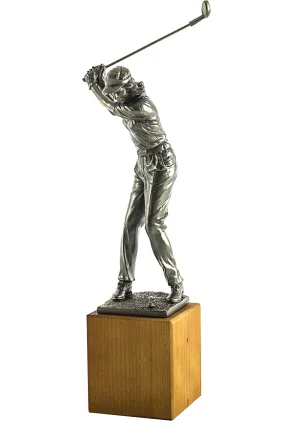 Trophäe eines Golfspielers