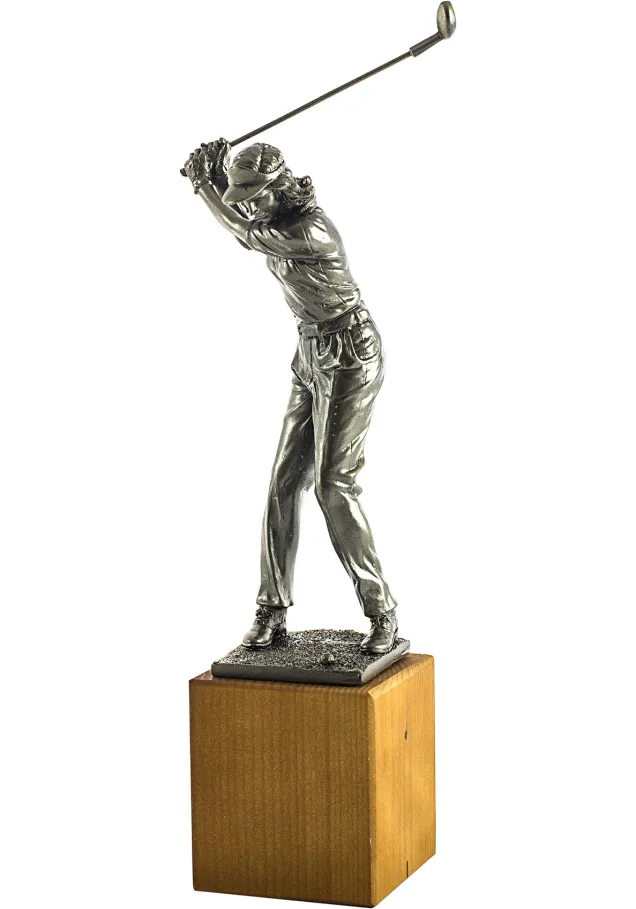 Trophäe eines Golfspielers