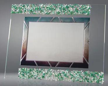 Tribute-Plakette mit grünem Detail