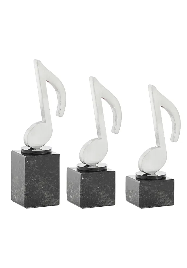 Musiknoten-Trophäe aus Aluminium