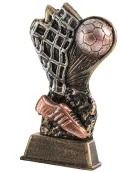 Trophäe Fußballspieler blaues Hemd Thumb