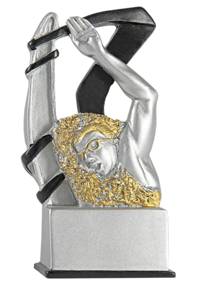 Schwimmen Trophäe mit Figur