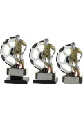 Trofeo figura fútbol con balón de fondo Thumb