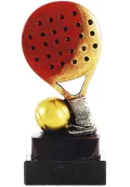 Trofeo de pádel raqueta con pelota Thumb