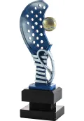 Trofeo media raqueta de pádel con pelota-1 Thumb