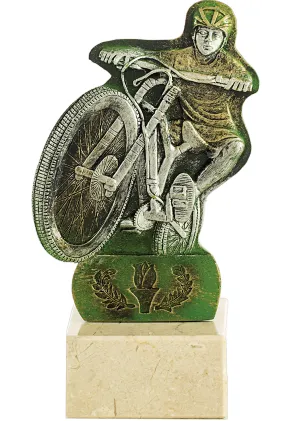 Abbildung mountainbike mit Rucksack