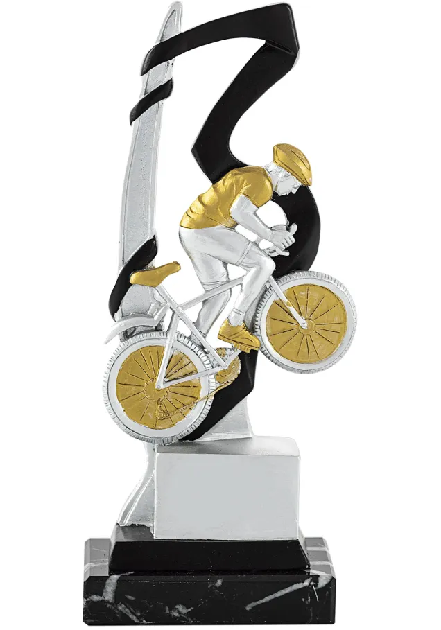 Radfahren Gold-Silber-Rand