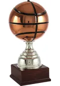 Basketball-Trophäe Kupfer Thumb