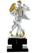 Trofeo figura con la silueta de 2 bailarines Thumb