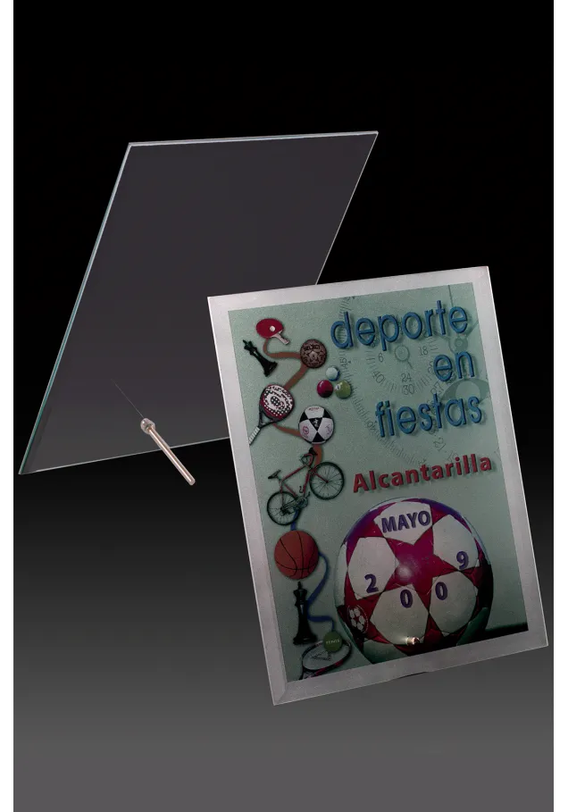 Rechteckige kristalltrophäe