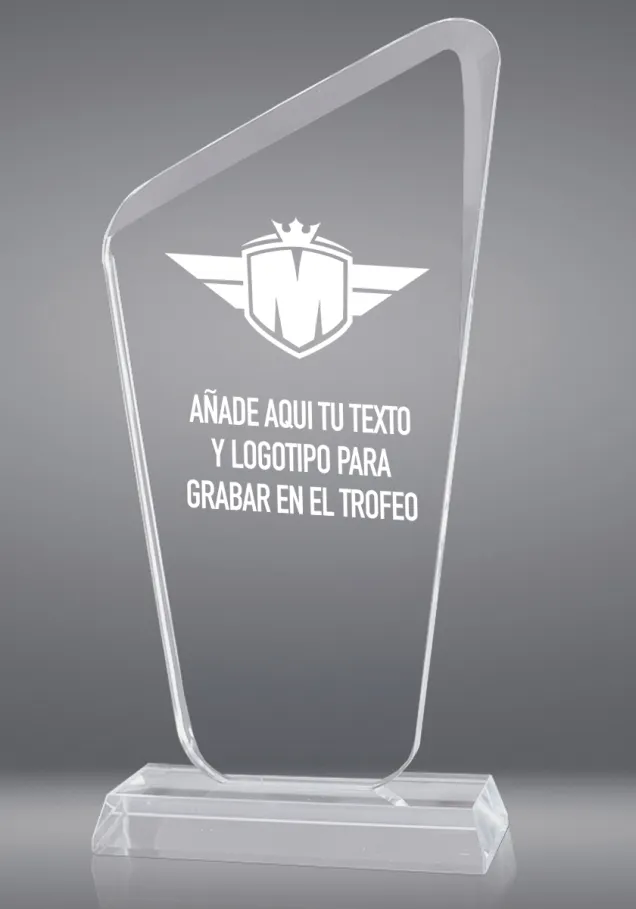 Kristalltrophäe Hintergrund schwarze runde Glasbasis Gold