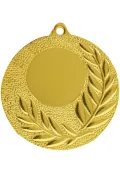 Medalla Deportiva con laurel color oro Thumb